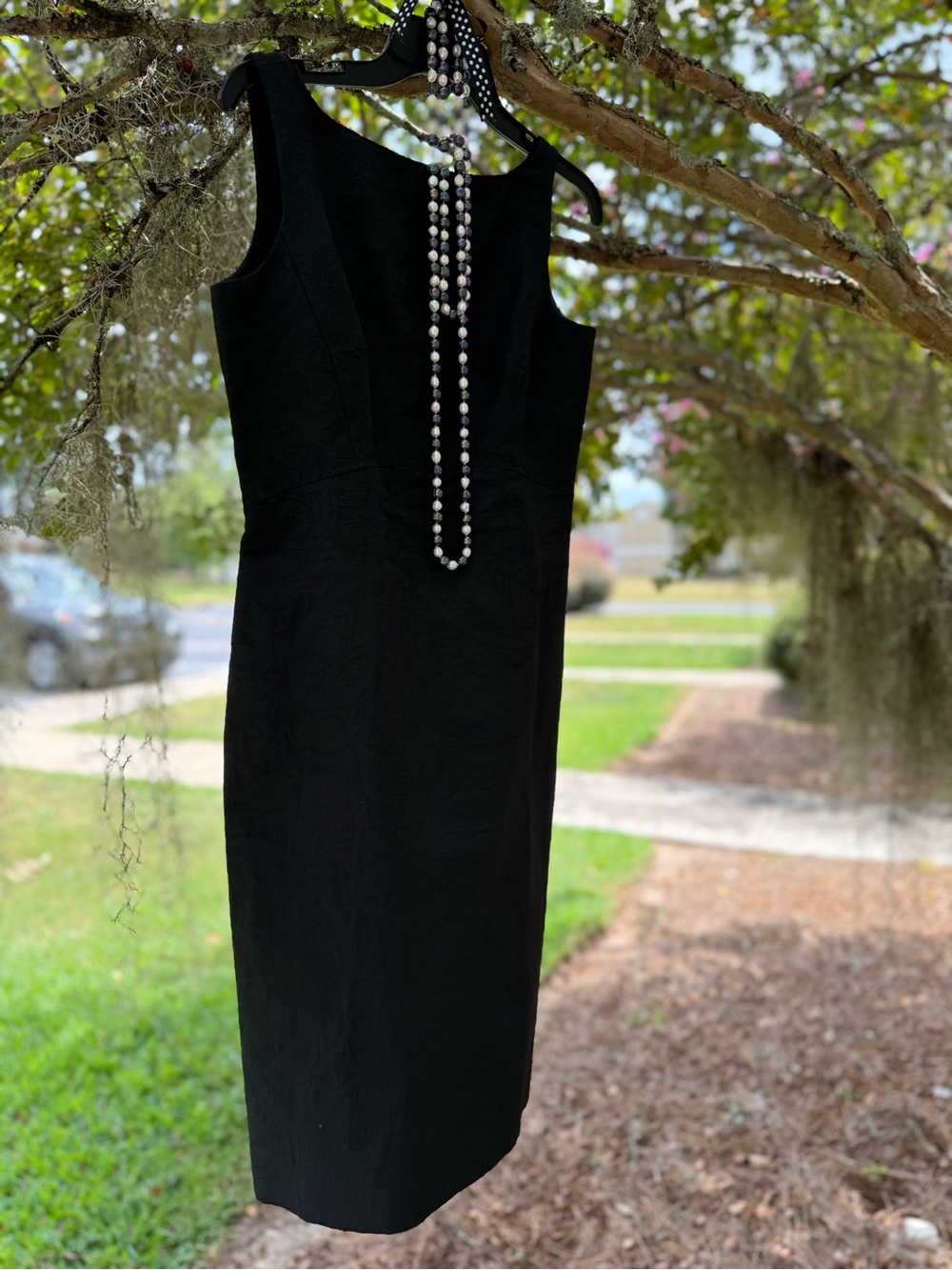 MaxMara Black Midi Sheath Dress